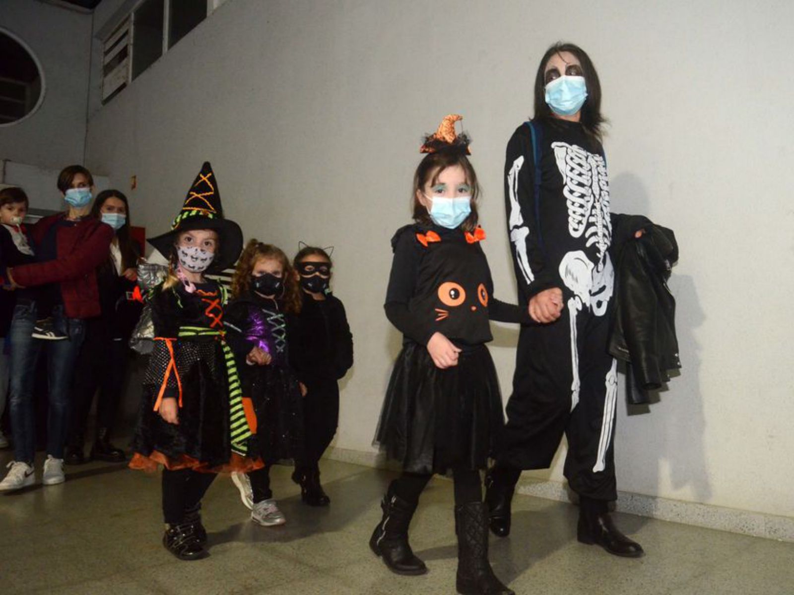 Una edición anterior de la fiesta-procesión de las calabazas o calaveras.