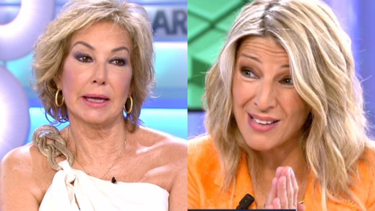 ANA ROSA QUINTANA | Máxima tensión en la entrevista a Yolanda Díaz en  Telecinco: "No es verdad"