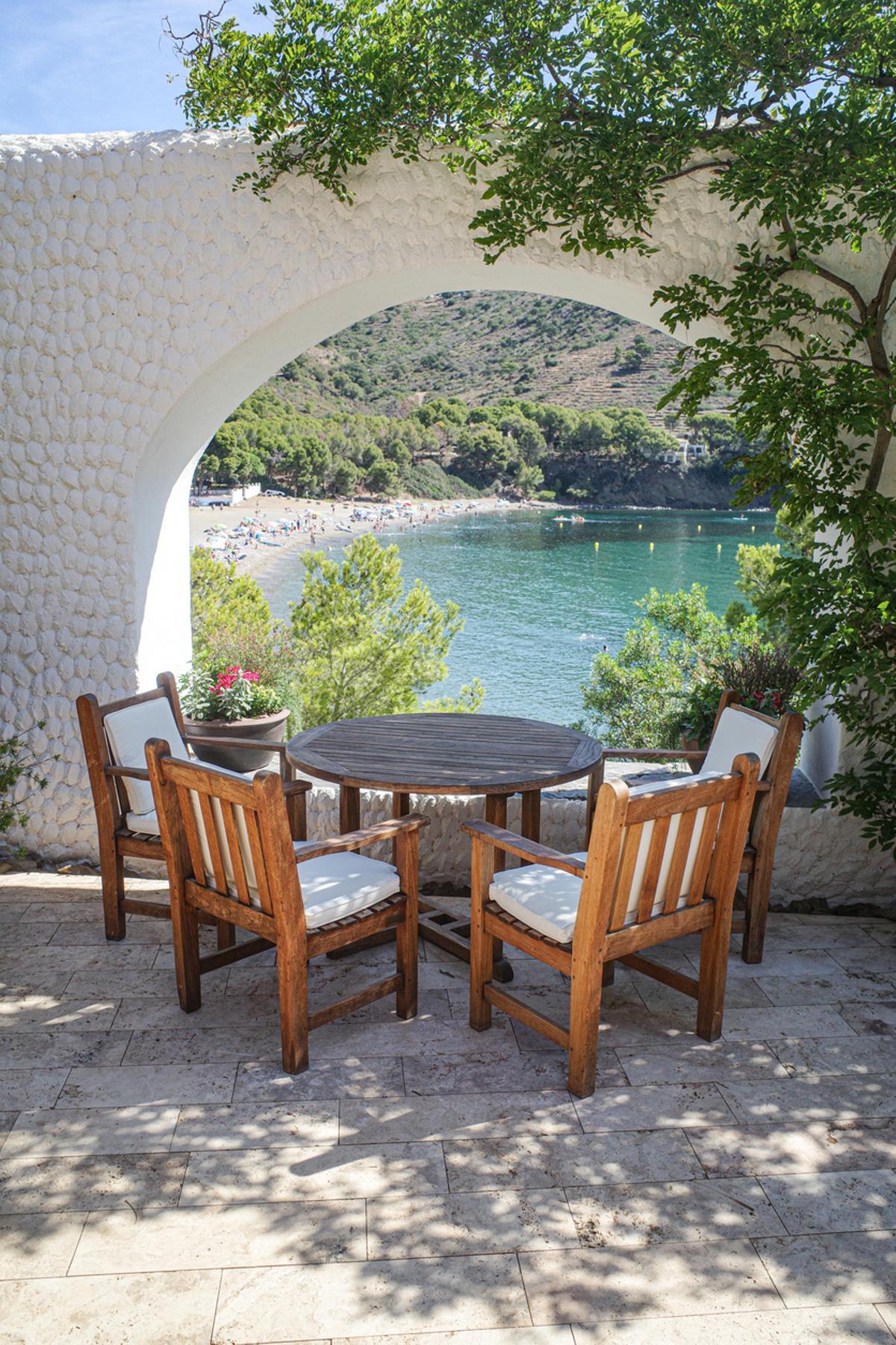Mesas en la terraza de El Bulli