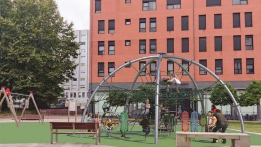El Concello duplicará las plazas del parque infantil de Tabacos por la “insuficiente” oferta en el barrio: menos de una por cada diez niños