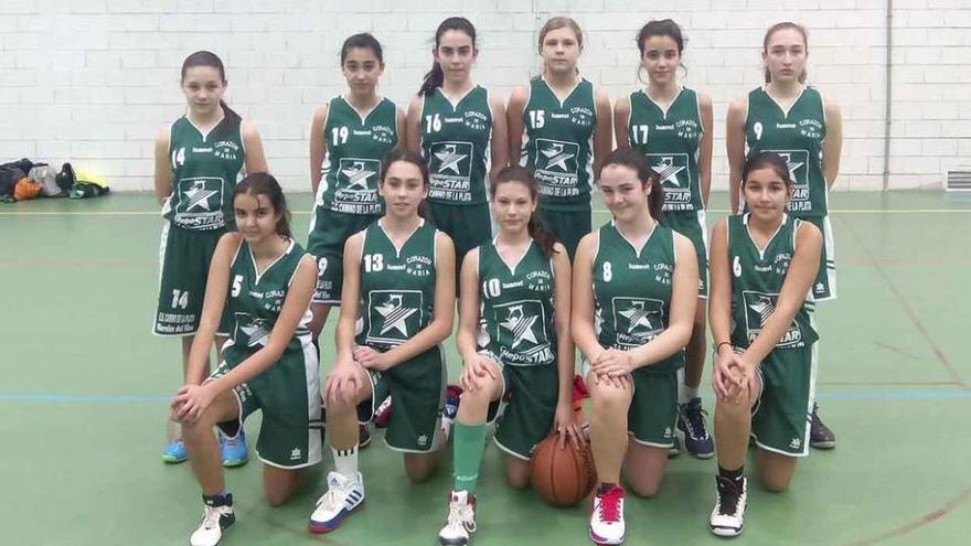 Formación del Corazón de María infantil femenino.