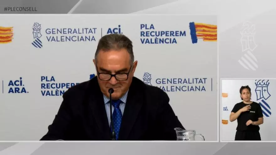 La Generalitat Valenciana aprueba el plan de reconstrucción tras la dana: "Es riguroso y ambicioso"