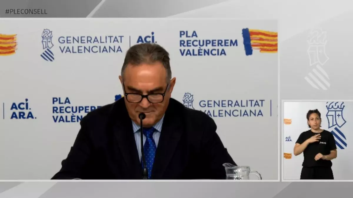 El Consell aprueba el plan de reconstrucción tras la dana entre exigencias al Gobierno