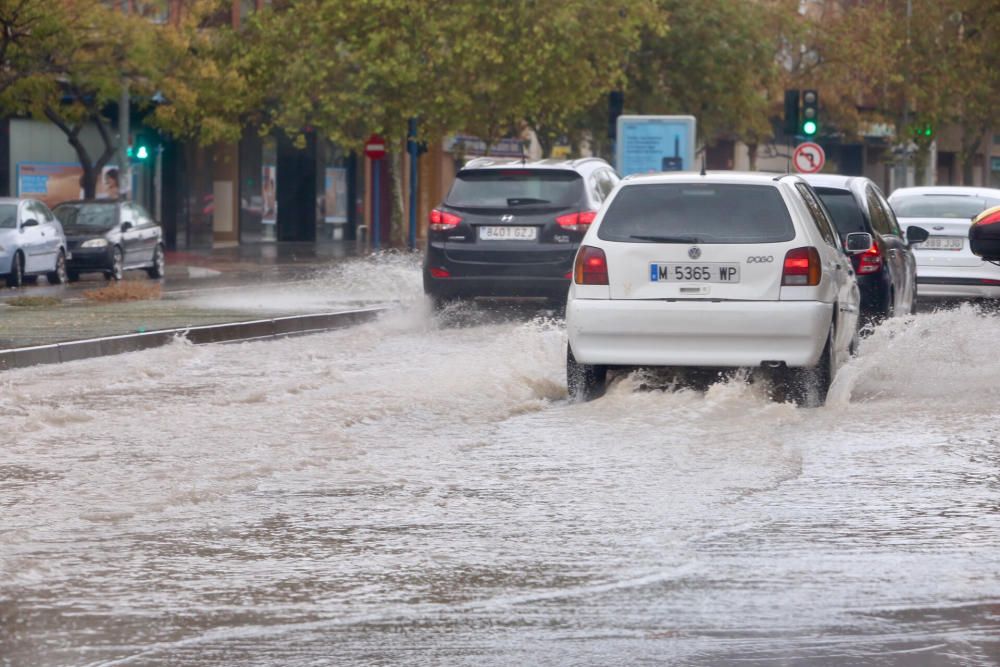 Tromba de agua en Alicante.