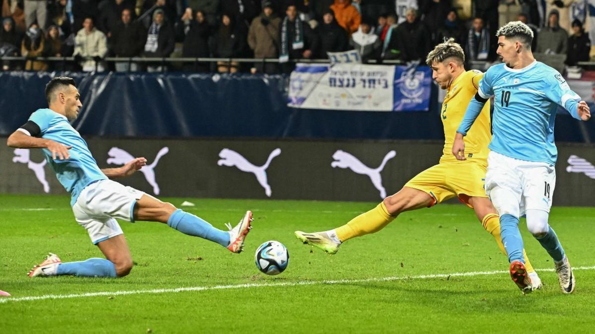 Imagen del choque entre Israel y Rumanía