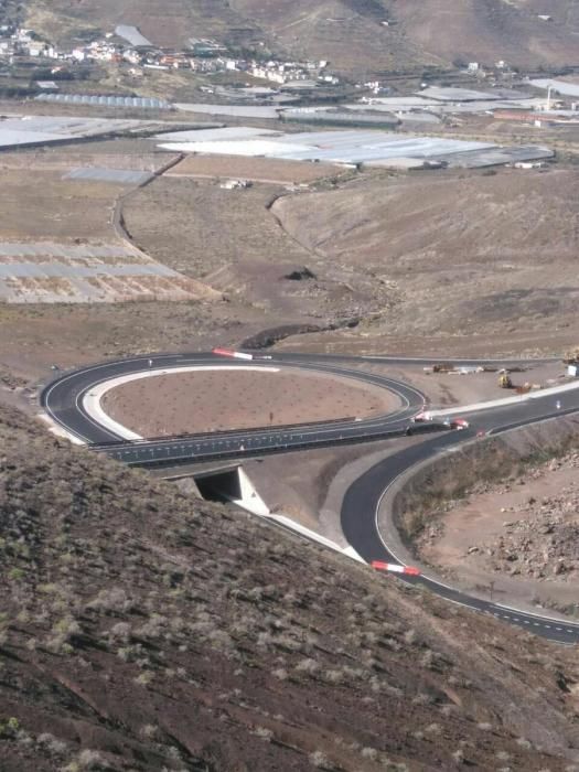 Así luce la nueva carretera de La Aldea