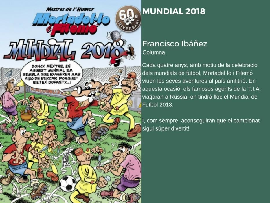 Novetats editorials Còmic Sant Jordi 2018