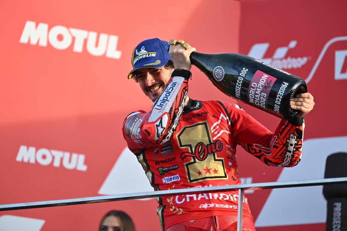 'Pecco' Bagnaia, bicampeón del mundo de MotoGP