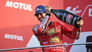 Pecco Bagnaia, bicampeón del mundo de MotoGP