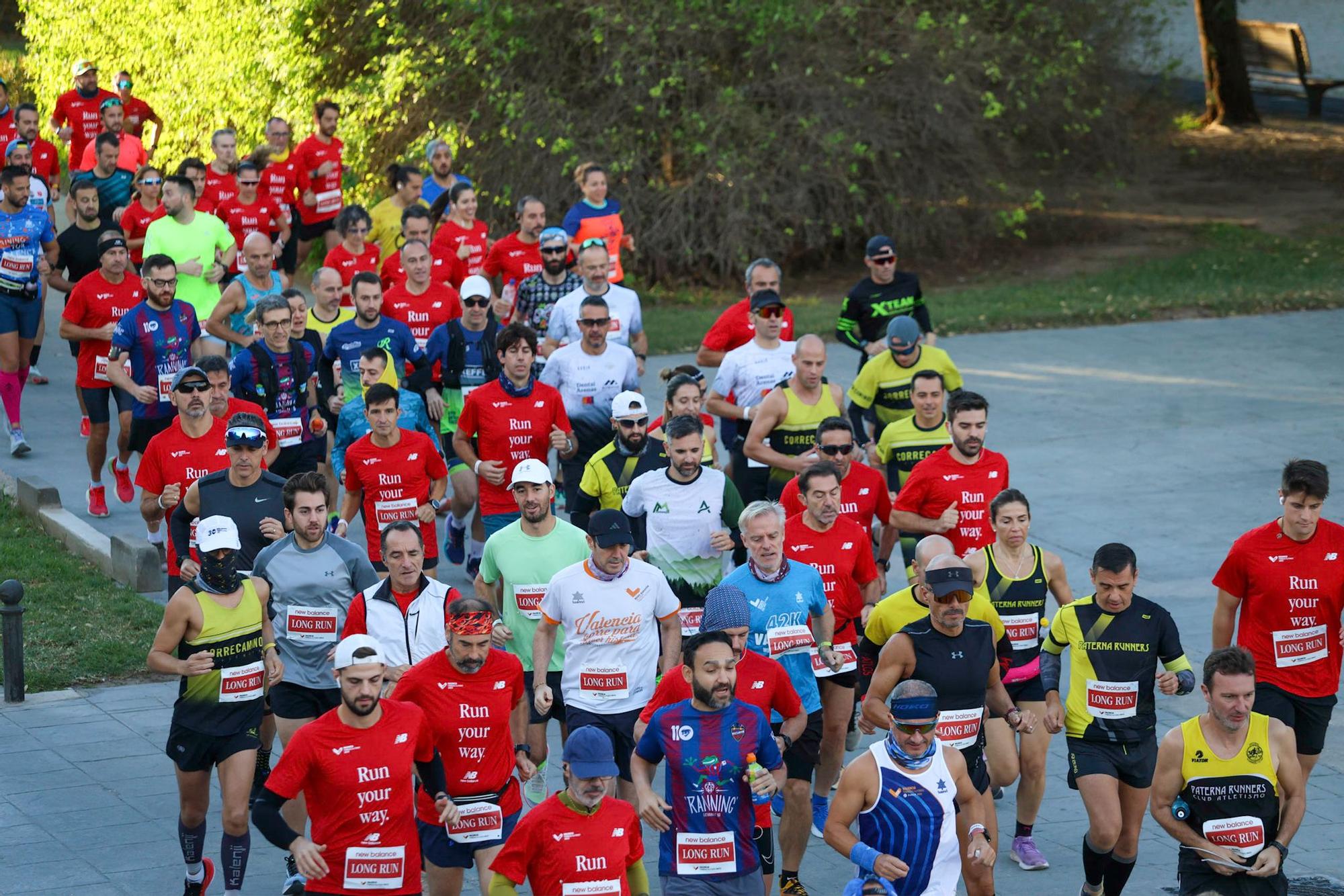 Entrenamiento long Run New Balance previo a la Maratón de Valencia