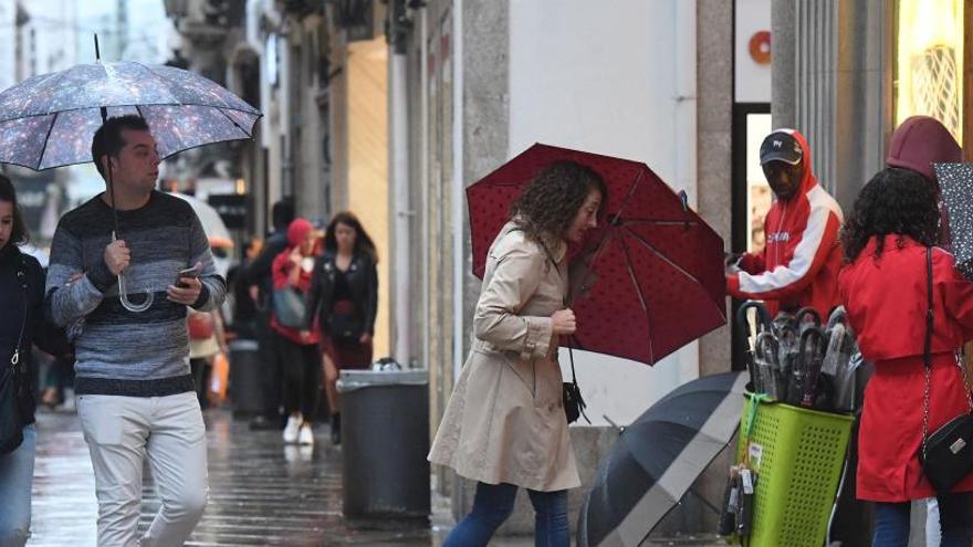 Cielos cubiertos y lluvias en general mañana en Galicia