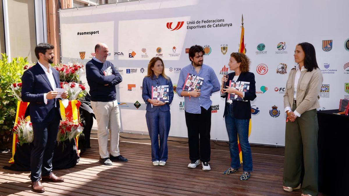 La UFEC reuneix més de 300 persones de l’àmbit esportiu, institucional, econòmic i social a la Diada de Sant Jordi