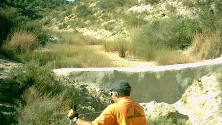 El barranco contiene altos valores naturales.