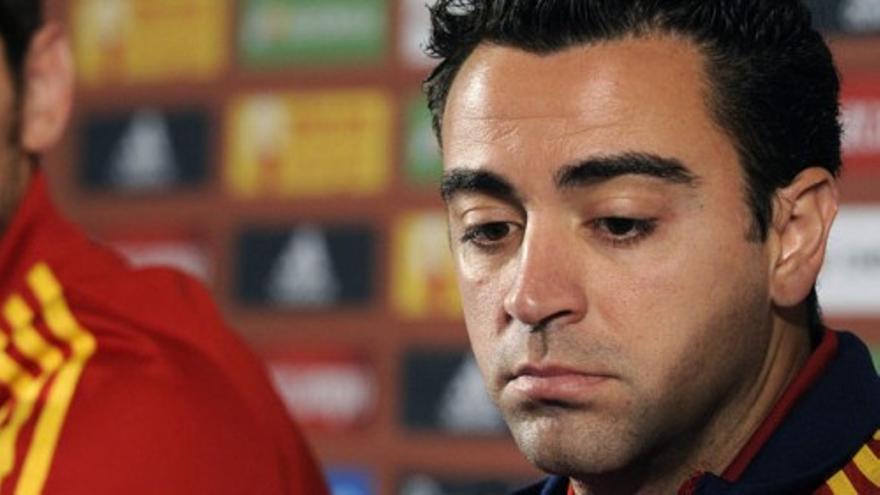 Xavi: "Hemos jugado mejor que Inglaterra"