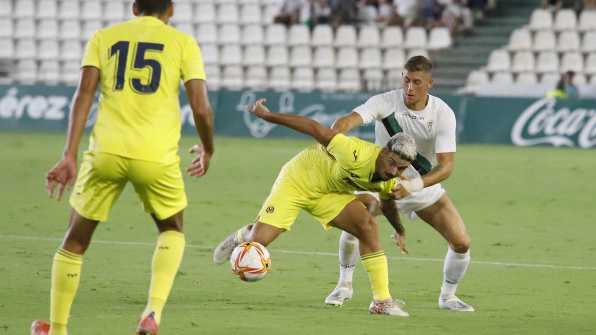 Jorge Moreno, en el partido ante el Villarreal B en El Arcángel.