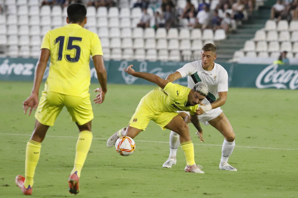 Jorge Moreno, en el partido ante el Villarreal B en El Arcángel.