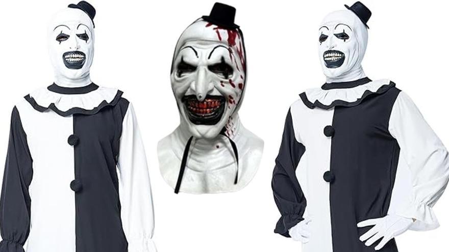 Cómo disfrazarse en Halloween del payaso Art de la saga &quot;Terrifier&quot;