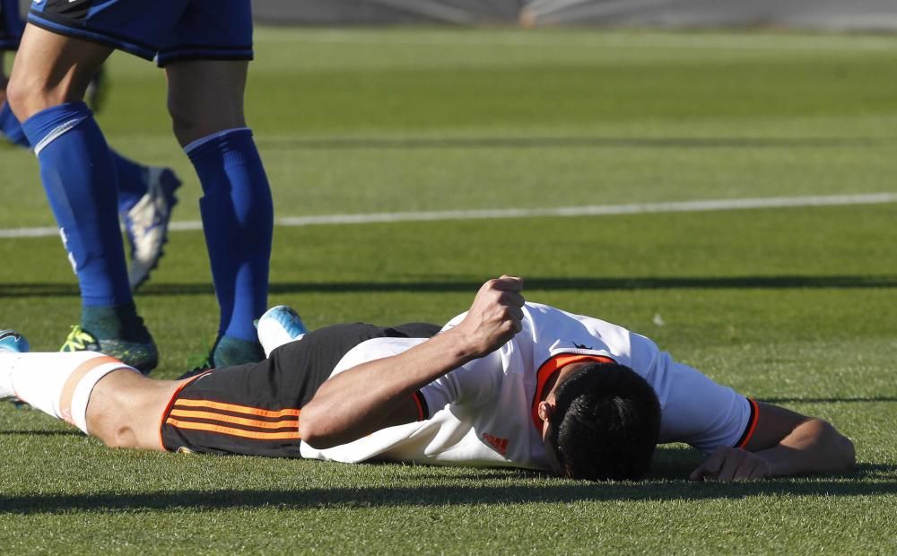 Valencia Mestalla - Llagostera, en imágenes