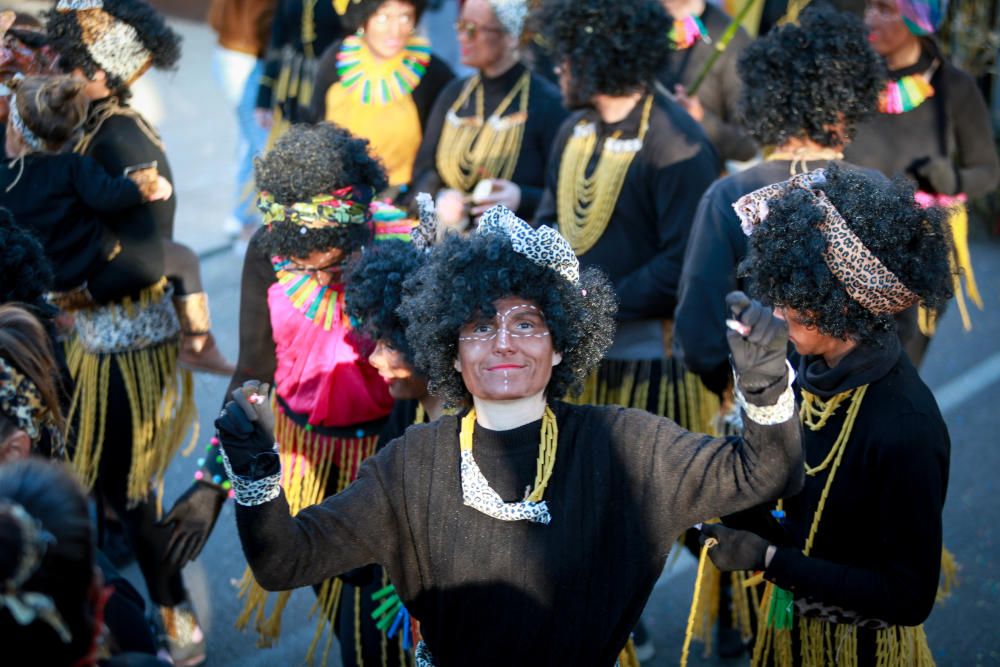 Carnaval 2019: La 'rua' viste de alegría y color las calles de Marratxí