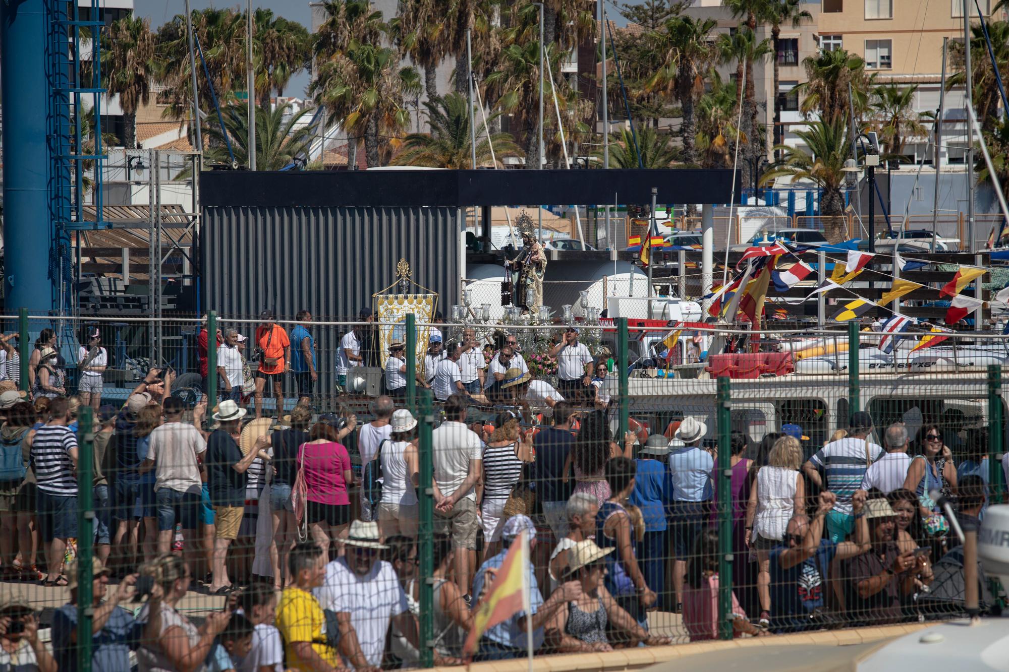 Procesión marítima de la Virgen del Carmen