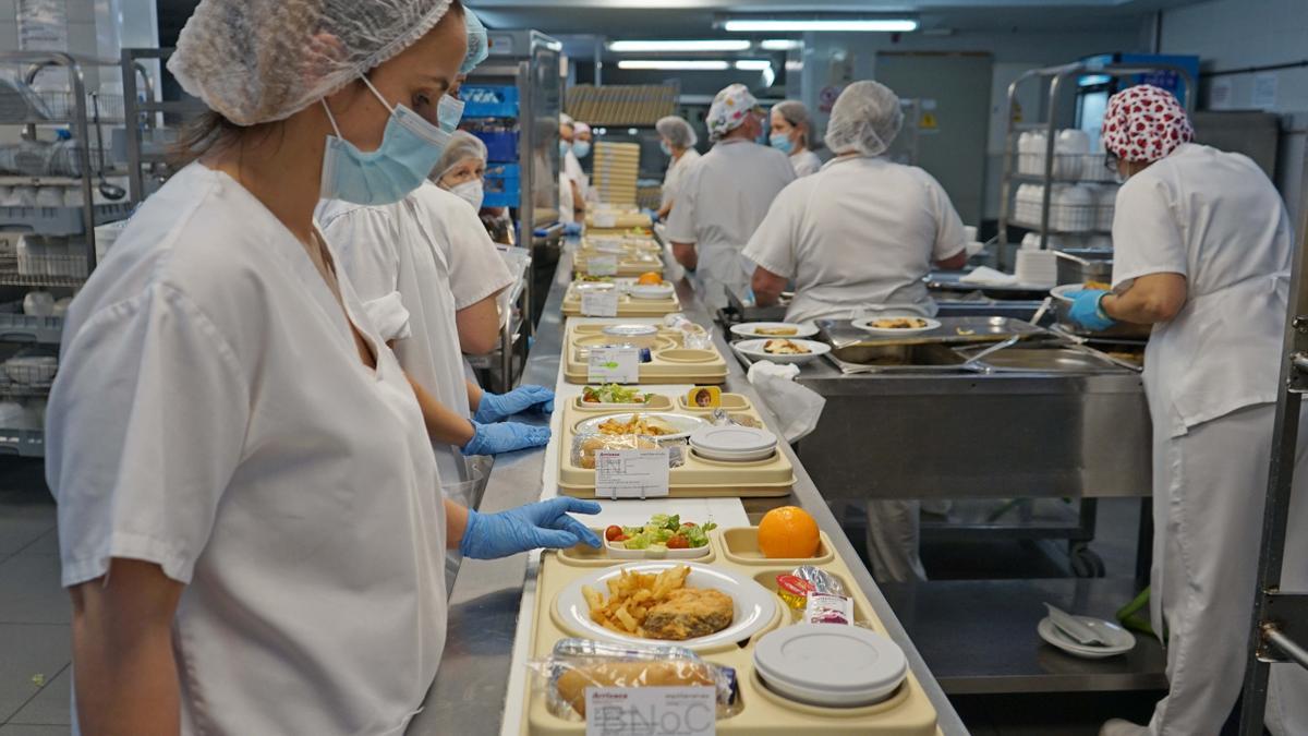 La cocina del hospital Virgen de la Arrixaca.