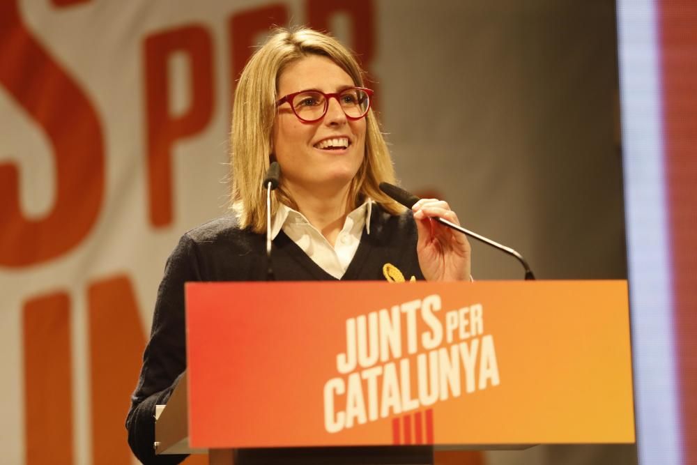 Acte central de la campanya de Junts per Catalunya a Girona