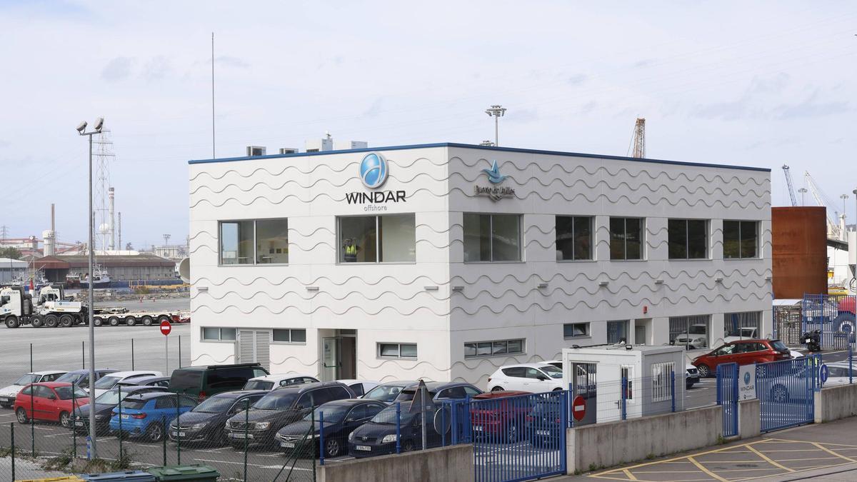 Instalaciones de Windar en el Puerto de Avilés