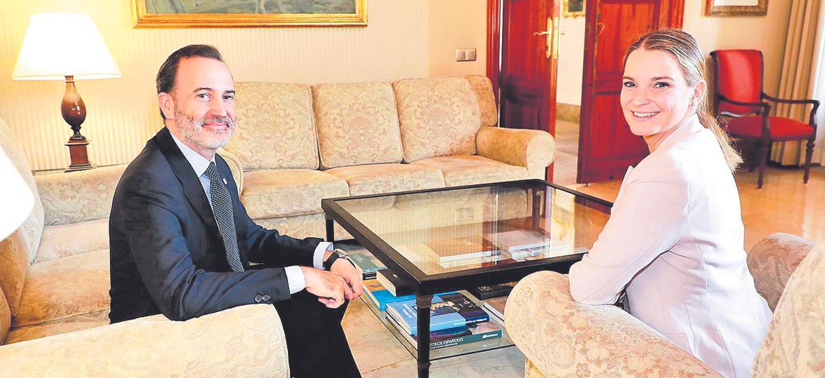 Gabriel Le Senne y Marga Prohens.