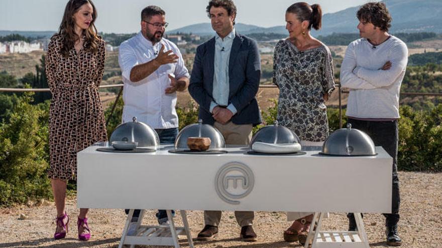 Dani García, con los jueces de Masterchef