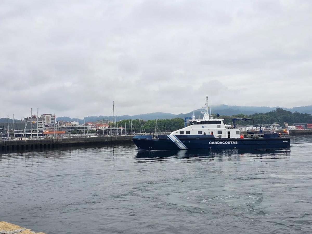 Imagen tomada durante una jornada de lucha contra el furtivismo por parte de Gardacostas de Galicia.