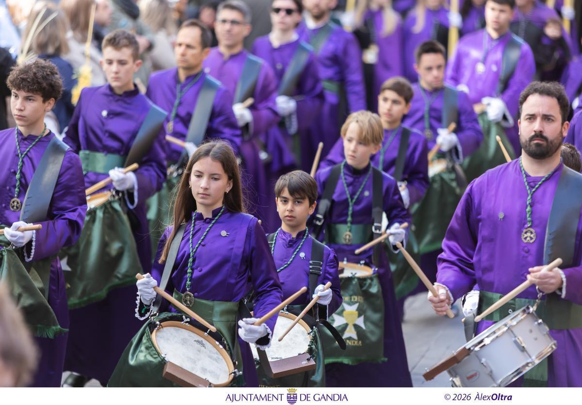 Gandia abre la Semana Santa con el Domingo de Ramos y el Vía Crucis Viviente
