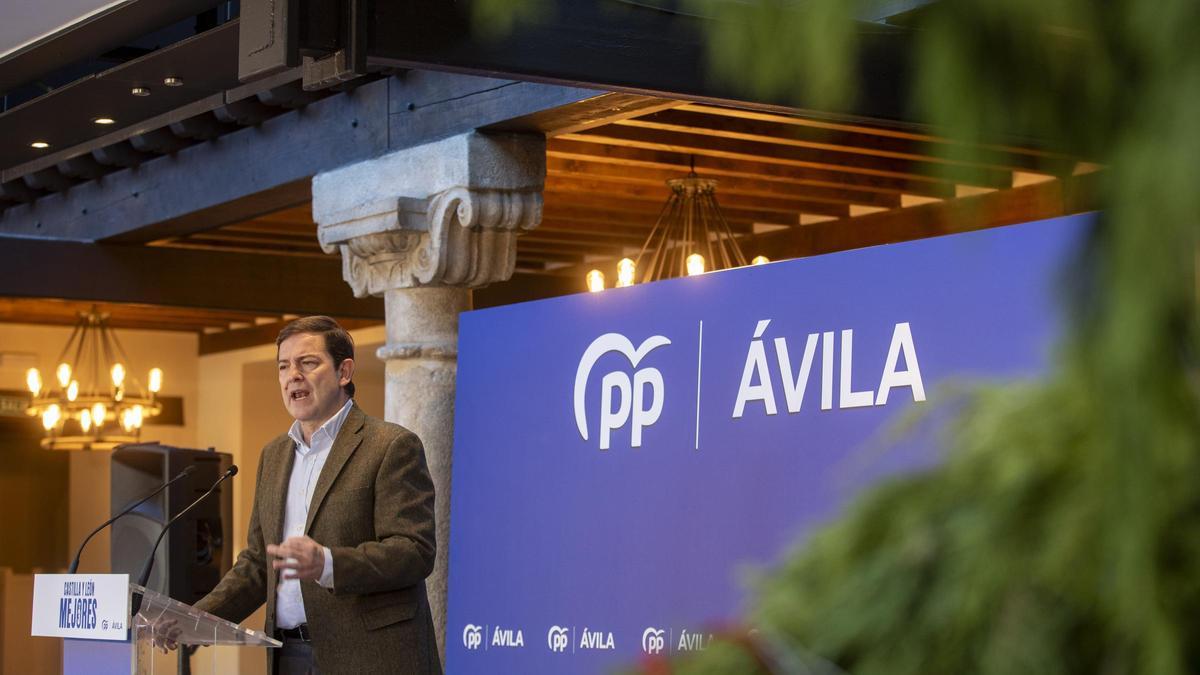 El presidente, hoy en Ávila.