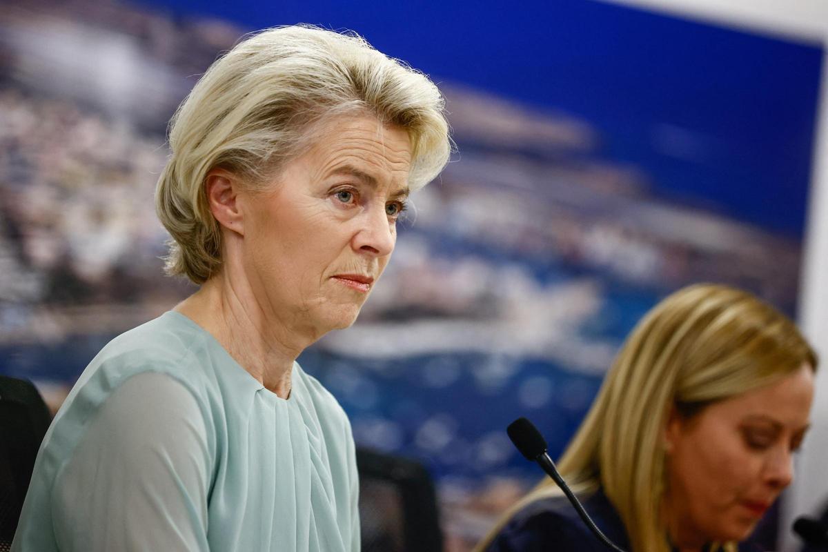 Von der Leyen visita Lampedusa invitada por Meloni