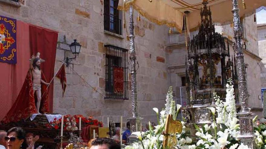 La procesión del pasado año. Foto L. O. Z.