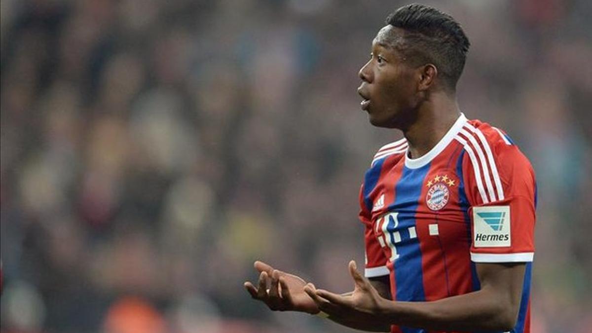 David Alaba, en un partido de esta temporada con el Bayern