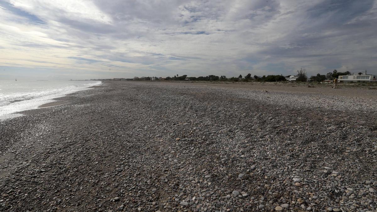 Playa de Corinto, el pasado noviembre.