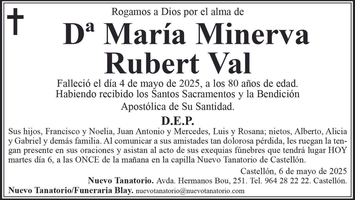 Dª María Minerva