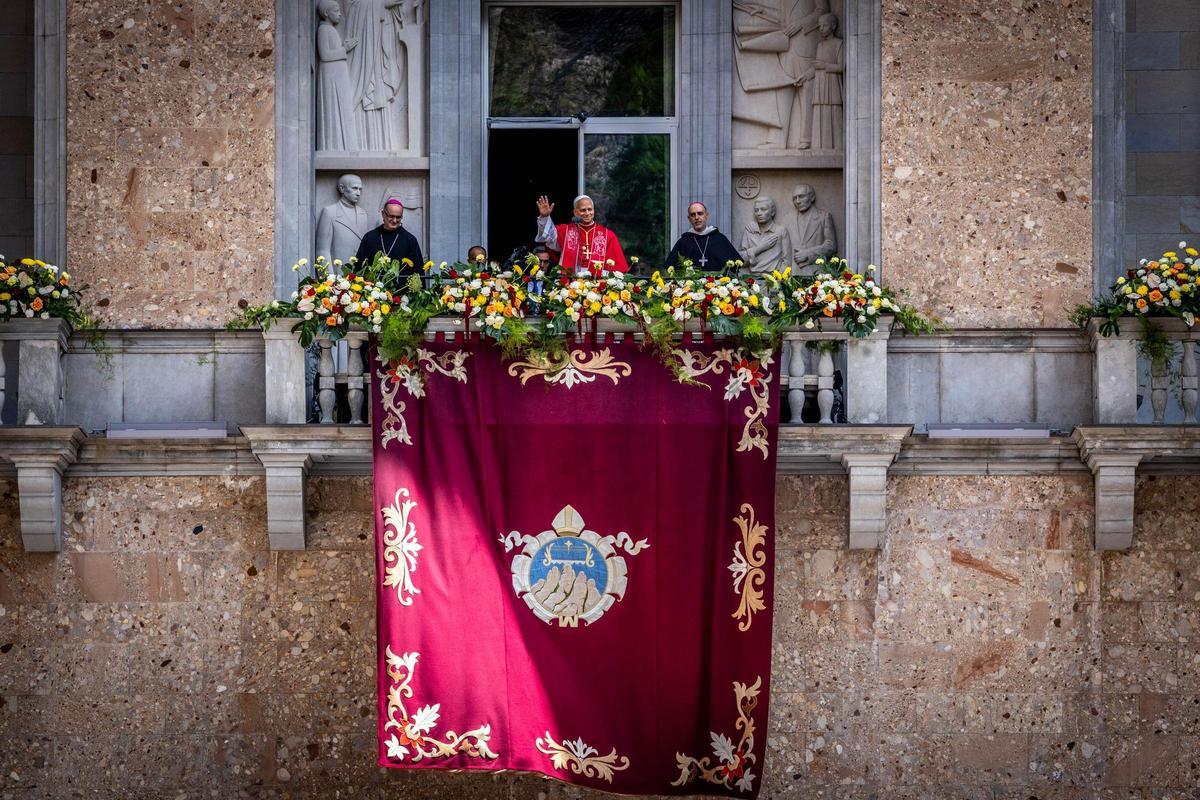 El Papa León XIV visita Montserrat