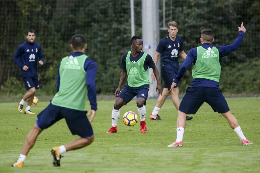 Entrenamiento del Oviedo previo al Lugo