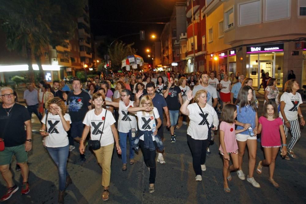 Los vecinos del Sur de Murcia no se rinden. Noveno día de protestas