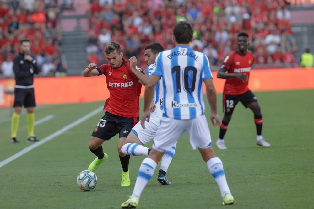 Mallorca-Real Sociedad: Los bermellones encajan su primera decepción