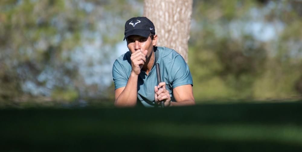 Rafa Nadal en el Abierto de Baleares de Golf