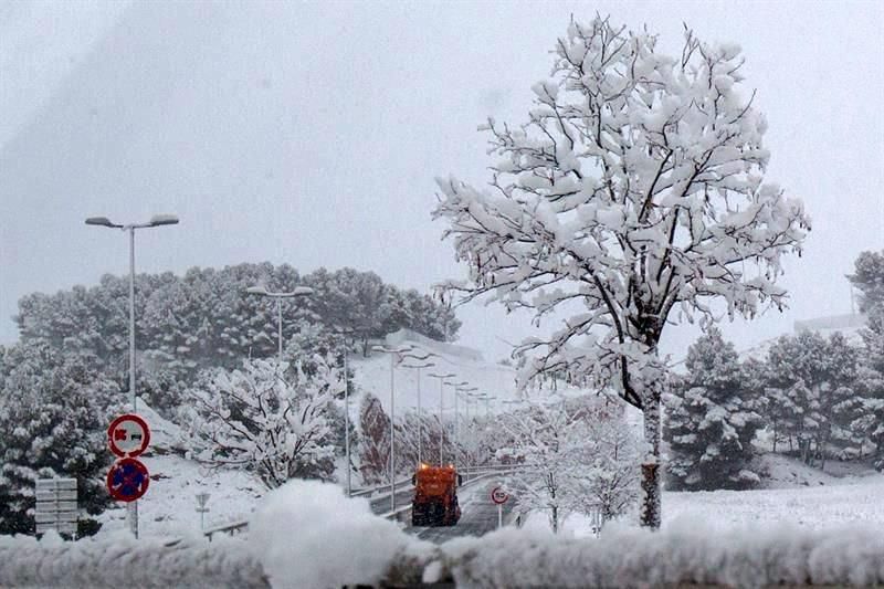 Nevadas en Aragón