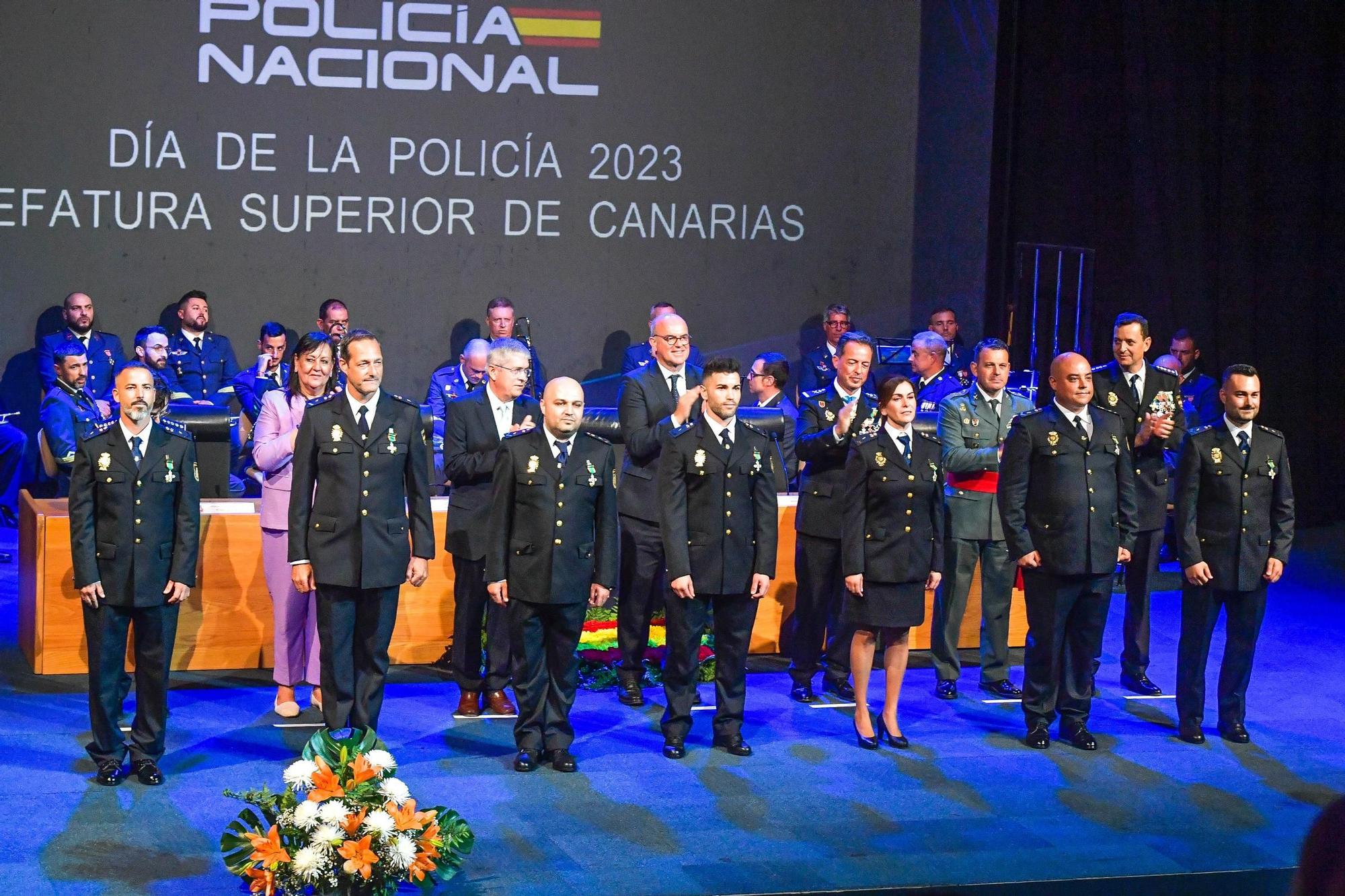 Acto del Día de la Policía en San Bartolomé de Tirajana