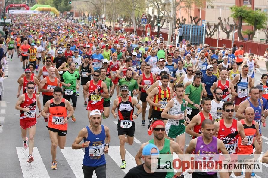 Media Maratón de Murcia: salida