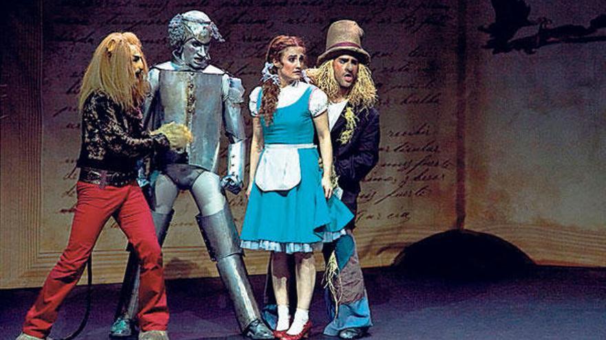 El reparto de El mago de Oz (The Wizard of Oz cast) 