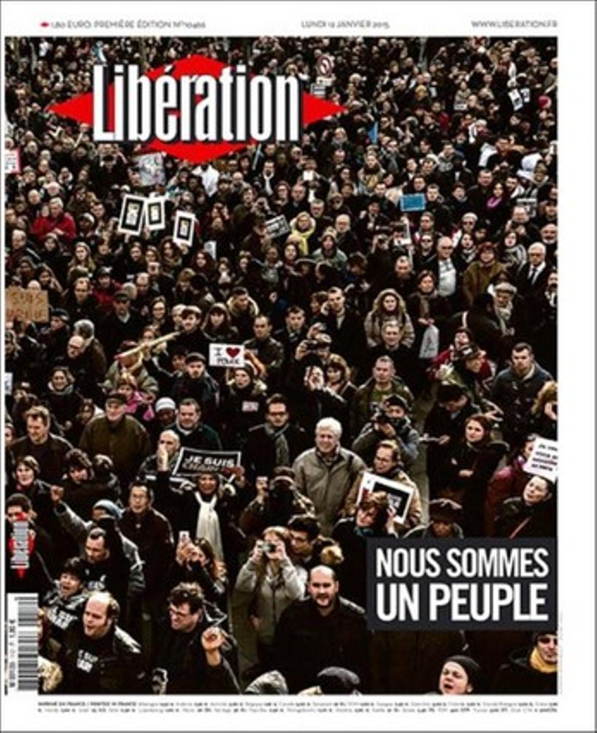 La portada de ’Libération’.