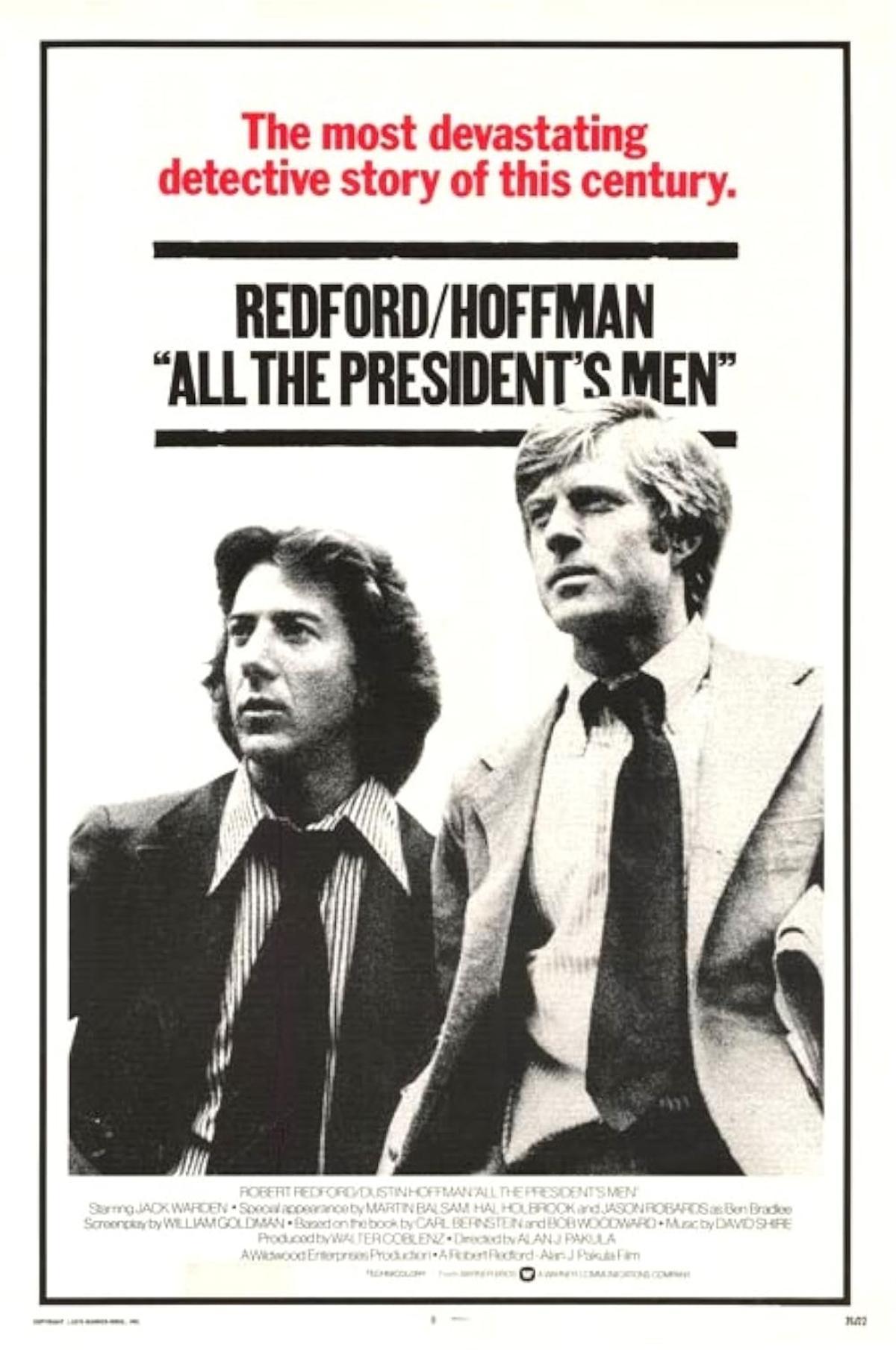 Póster de 'Todos los hombres del presidente'