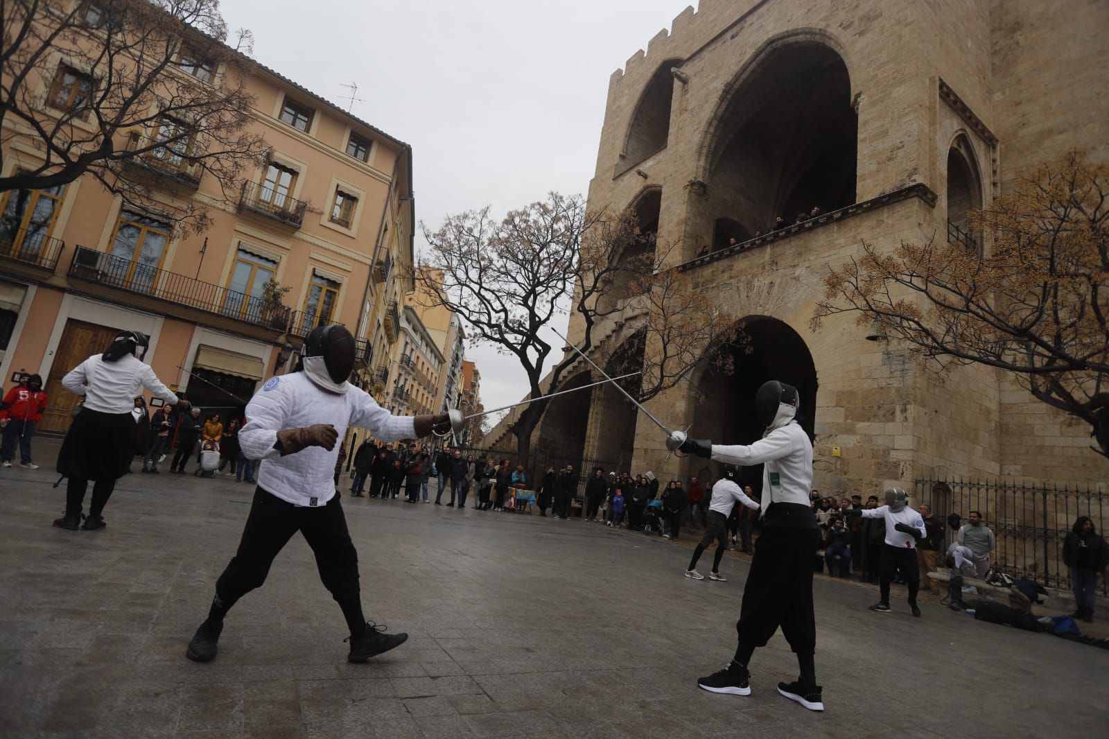 Exhibición de esgrima en València