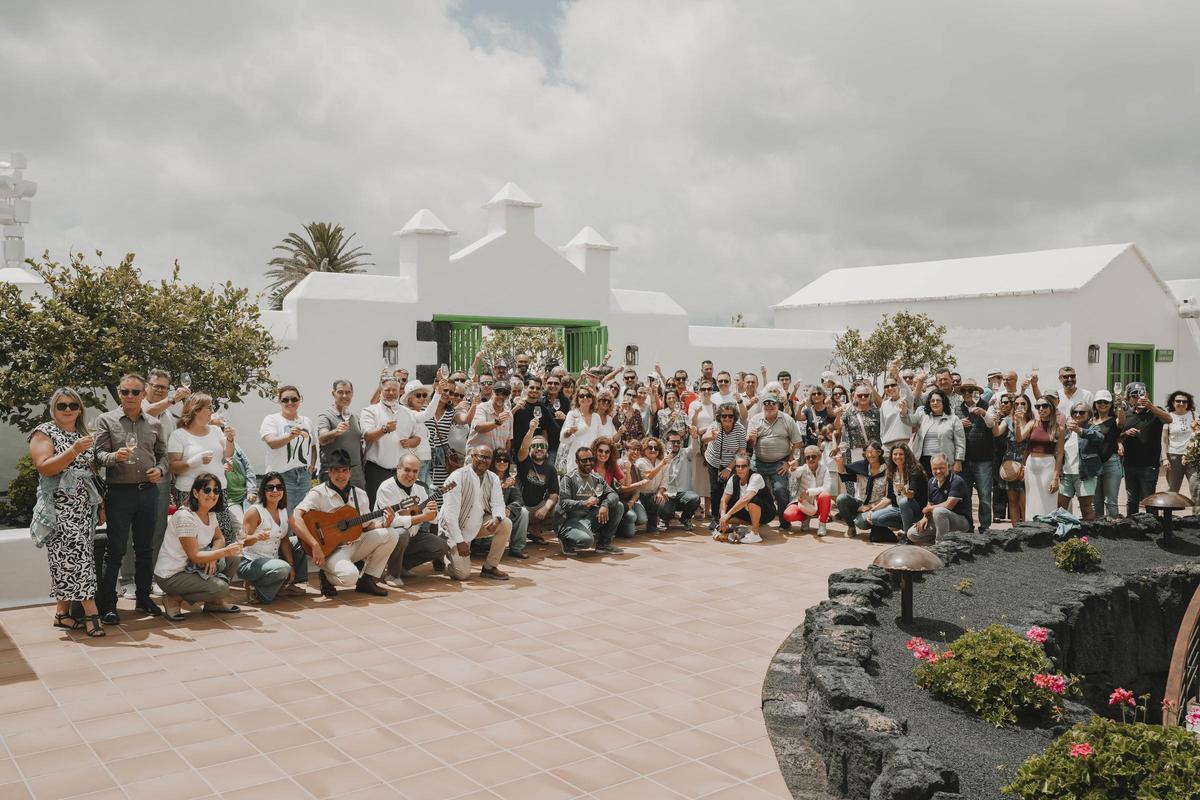 Brindis en actividad Consejo Regulador DO Vinos de Lanzarote.